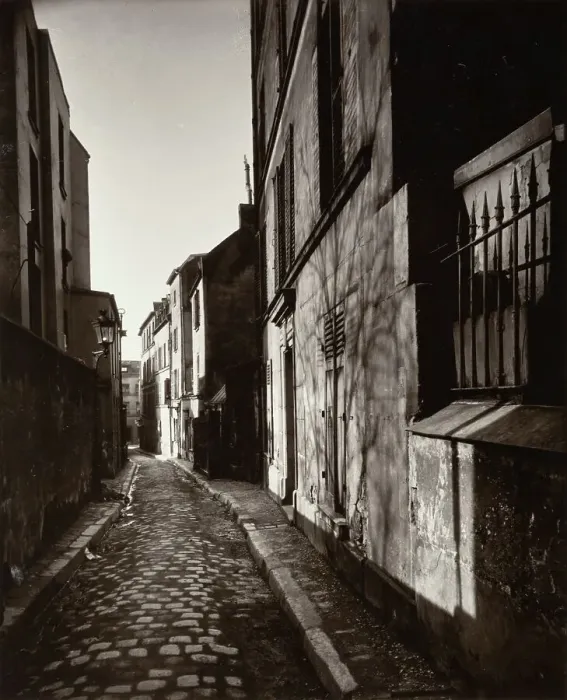 Framed Print : Rue St. Rustique, March 1922, Printed 1956. Creator: Eugene Atget Framed Print : Rue St. Rustique, March 1922, Printed 1956. Creator: Eugene Atget