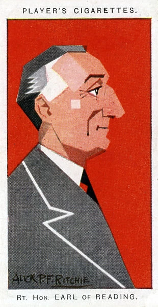 Rufus Isaacs, 1st Marquess of Reading, Lord Chief Justice and diplomat, 1926. Artist: Alick P F Ritchie