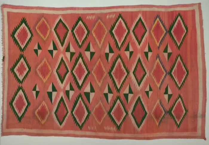 Framed Print : Rug, c. 1890-1900. Creator: Unknown Framed Print : Rug, c. 1890-1900. Creator: Unknown