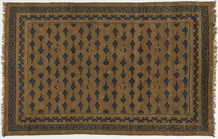 Framed Print : Rug, Ming dynasty, 1368-1644. Creator: Unknown Framed Print : Rug, Ming dynasty, 1368-1644. Creator: Unknown