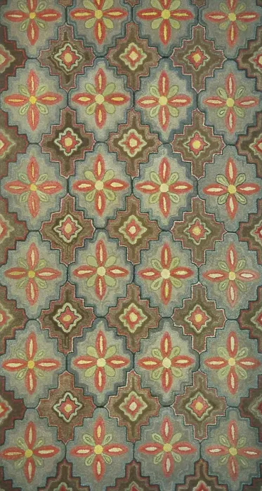 Framed Print : Rug, United States, 19th century. Creator: Unknown Framed Print : Rug, United States, 19th century. Creator: Unknown