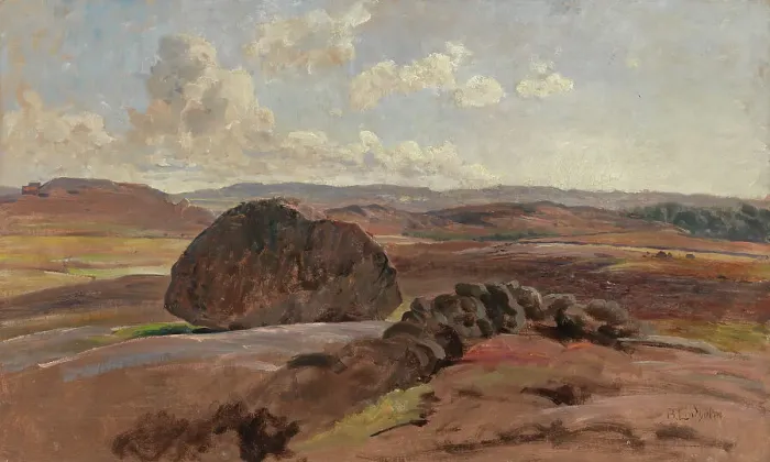 Framed Print : Rugged landscape near Gothenburg. Creator: Berndt Lindholm Framed Print : Rugged landscape near Gothenburg. Creator: Berndt Lindholm