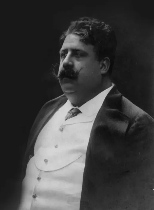 Framed Print : Ruggiero Leoncavallo (1858-1919). Creator: Anonymous Framed Print : Ruggiero Leoncavallo (1858-1919). Creator: Anonymous