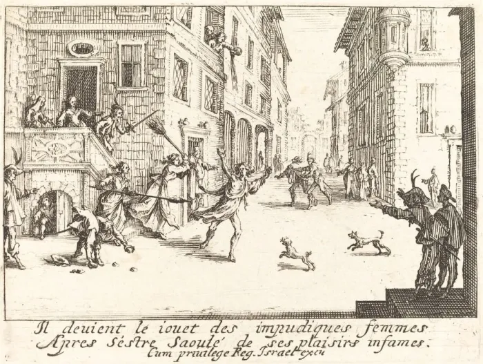 Framed Print : The Ruin, 1635. Creator: Jacques Callot Framed Print : The Ruin, 1635. Creator: Jacques Callot