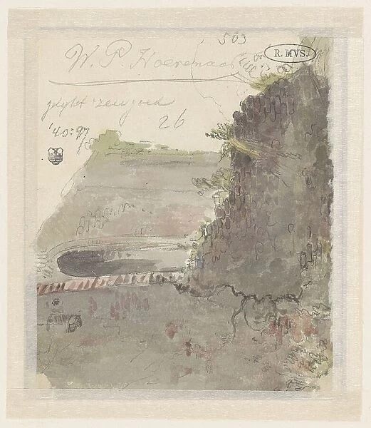 Ruin, 1828-1863. Creator: Gysbertus Craeyvanger