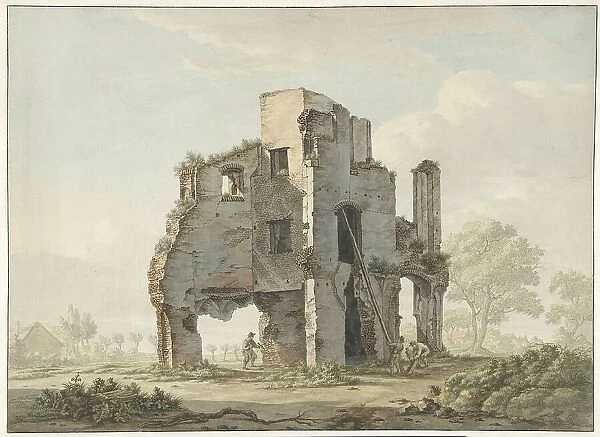 The ruin of Rijnsburg abbey, 1779-1838. Creator: Johannes van Lexmond