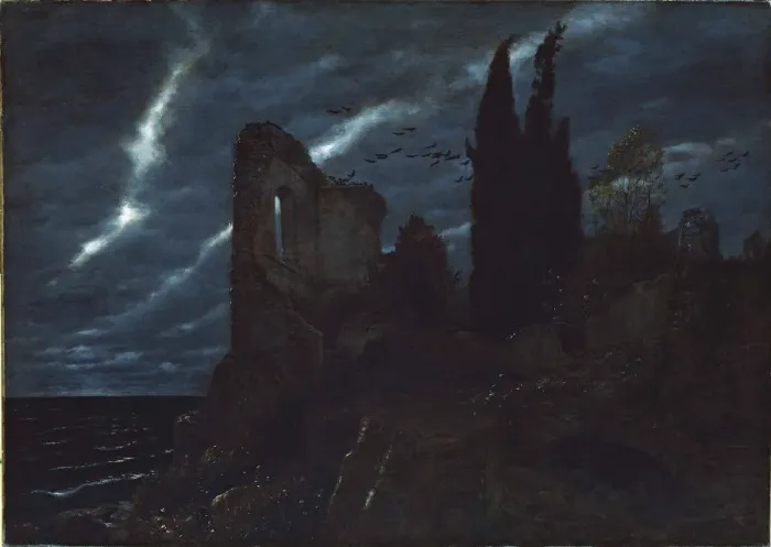 Framed Print : Ruin at the sea, 1880 Framed Print : Ruin at the sea, 1880