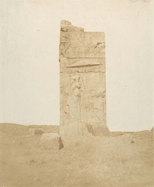 Ruine sulla terza terazza, Persepolis, 1858. Creator: Luigi Pesce