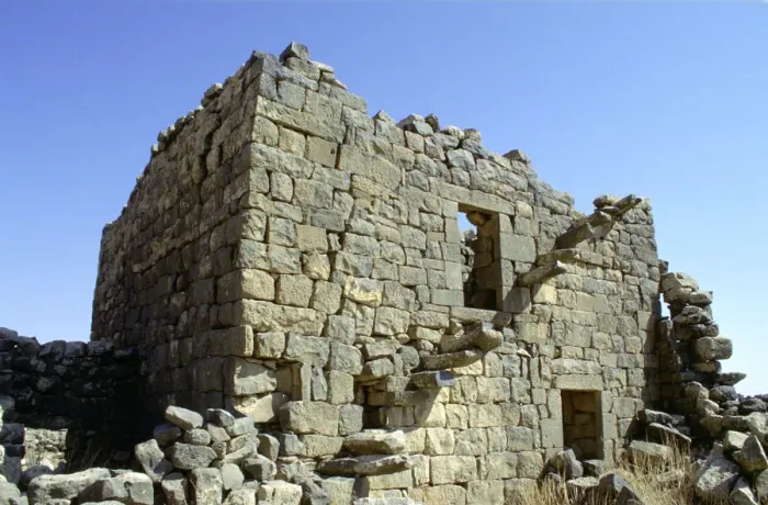 Framed Print : Ruined building, Umm el-Jimal, Jordan Framed Print : Ruined building, Umm el-Jimal, Jordan