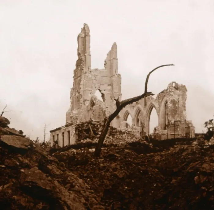 Framed Print : Ruined church, Ablain-Saint-Nazaire, Northern France, c1914-c1918 Framed Print : Ruined church, Ablain-Saint-Nazaire, Northern France, c1914-c1918