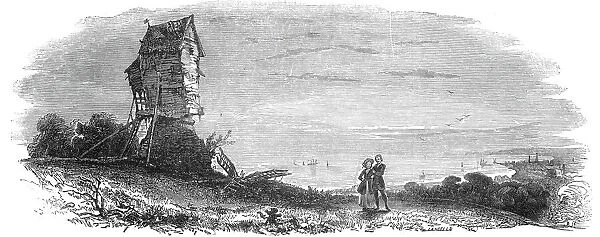 Ruined windmill, 1845. Creator: Unknown