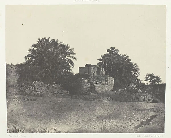 Ruines d Une Fortification Romaine, Philoe; Nubie, 1849  /  51, printed 1852