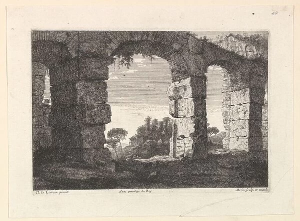 Ruines d'Aqueduc. Creator: Jean Morin