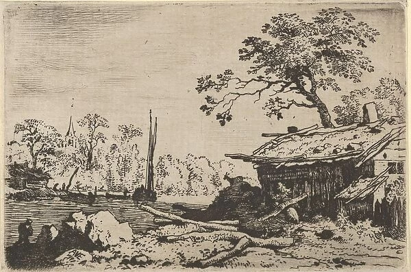 The Ruinous Hut, 17th century. Creator: Allart van Everdingen