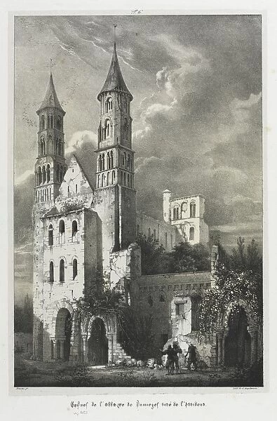 Ruins of the Abbey of Jumieges. Creator: Jean Truchot (French, 1798-1823)