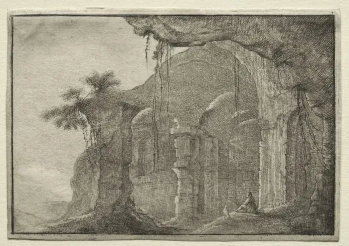 Framed Print : Ruins of an Amphitheatre. Creator: Gillis Neyts (Flemish, 1623 (?)-1687) Framed Print : Ruins of an Amphitheatre. Creator: Gillis Neyts (Flemish, 1623 (?)-1687)