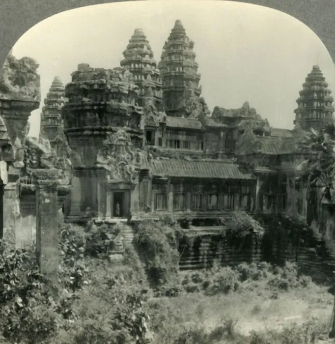 Framed Print : The Ruins of Angkor Wat, the Best Preserved Example in the World of Khmer Architecture Framed Print : The Ruins of Angkor Wat, the Best Preserved Example in the World of Khmer Architecture