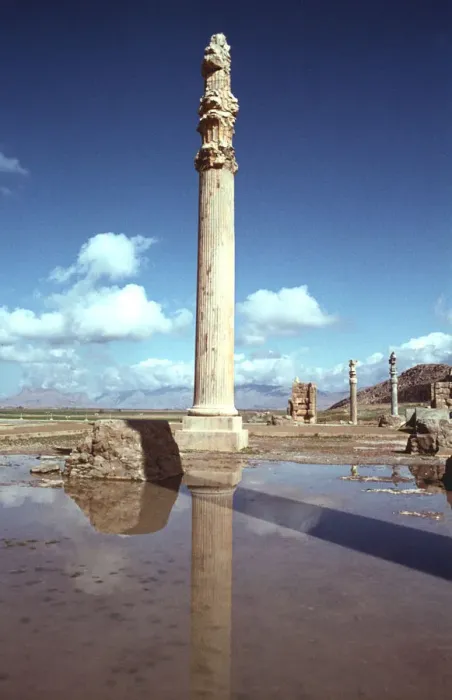 Framed Print : Ruins of the Apadana, Persepolis, Iran