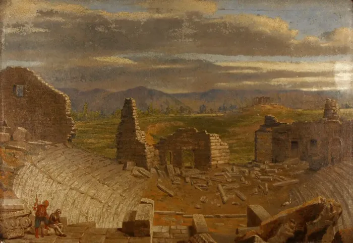 Framed Print : Ruins of Asrum Asia Minor: Explored with Layard (Sir Henry Layard), ca. 1845 Framed Print : Ruins of Asrum Asia Minor: Explored with Layard (Sir Henry Layard), ca. 1845