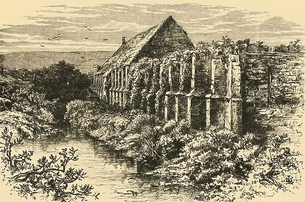 Ruins of Barn, Abbotsbury Abbey, 1898. Creator: Unknown