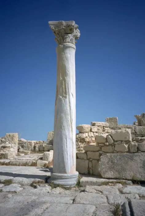 Framed Print : Ruins of the basilica, Curium (Kourion), Cyprus, 2001 Framed Print : Ruins of the basilica, Curium (Kourion), Cyprus, 2001