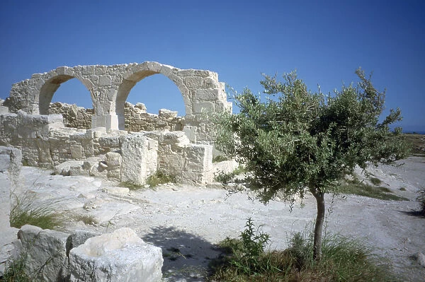 Ruins of the basilica, Curium (Kourion), Cyprus, 2001