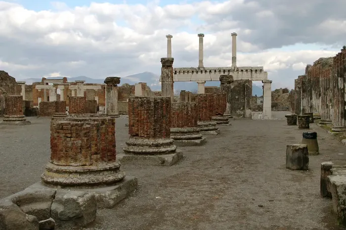 Framed Print : Ruins of the Basilica, Pompeii, Italy, late 2nd century BC (2009). Creator: LTL Framed Print : Ruins of the Basilica, Pompeii, Italy, late 2nd century BC (2009). Creator: LTL