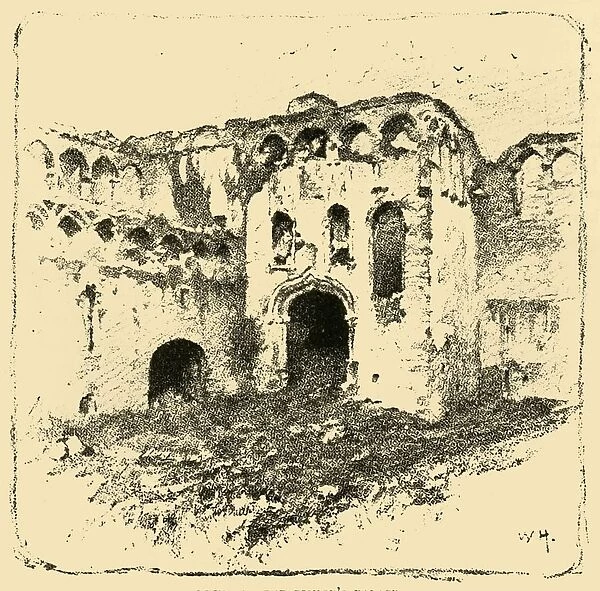 Ruins of the Bishops Palace, 1898. Creator: Unknown