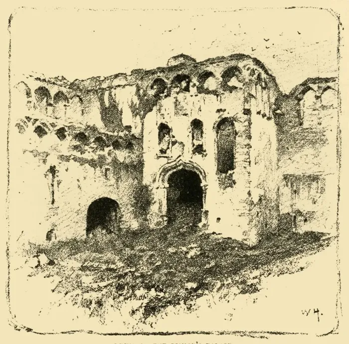 Framed Print : Ruins of the Bishops Palace, 1898. Creator: Unknown
