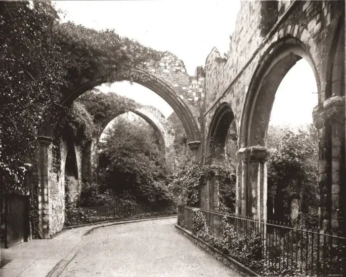 Framed Print : The Ruins at Canterbury, Kent, 1894. Creator: Unknown Framed Print : The Ruins at Canterbury, Kent, 1894. Creator: Unknown