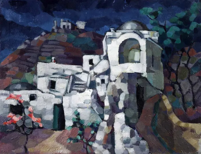 Framed Print : Ruins in Capri, 1922-1923 Framed Print : Ruins in Capri, 1922-1923