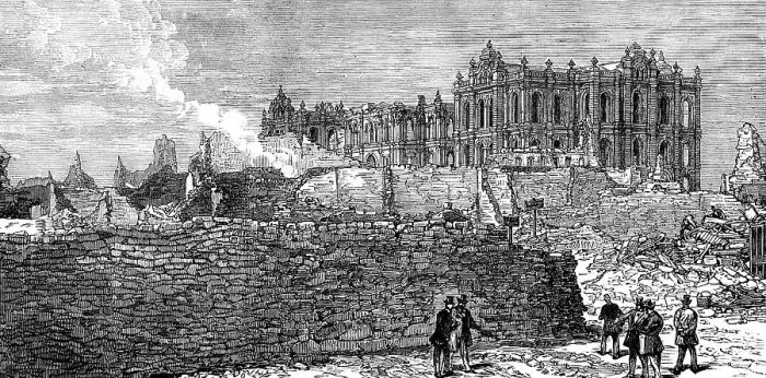 Framed Print : The Ruins of Chicago: the Court-House, 1871. Creator: Unknown Framed Print : The Ruins of Chicago: the Court-House, 1871. Creator: Unknown