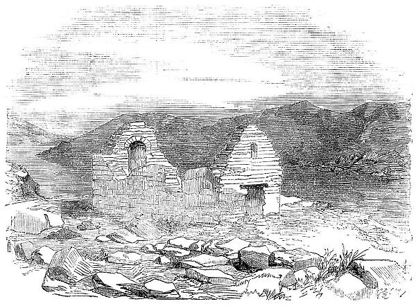 Ruins of Church, in the Fiord of Igaliko, 1856. Creator: Unknown