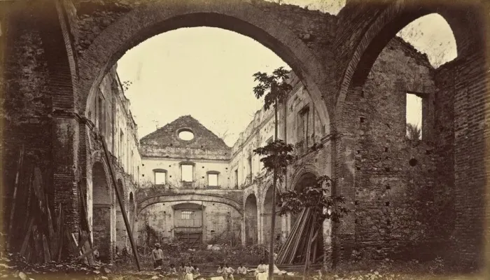 Framed Print : Ruins of the Church of Santo Domingo-Panama, 1875, published 1877