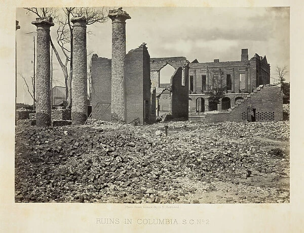 Ruins in Columbia, S. C. No. 2, 1865. Creator: George N. Barnard