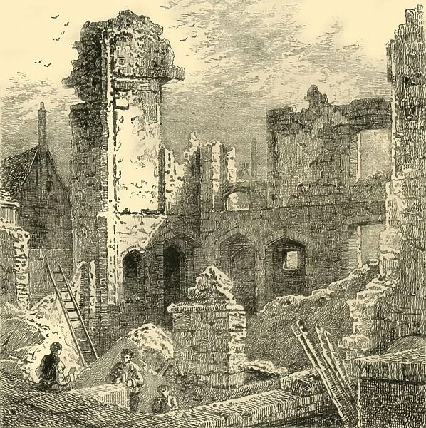 Ruins of the Convent of St. Clare, c1872. Creator: Unknown