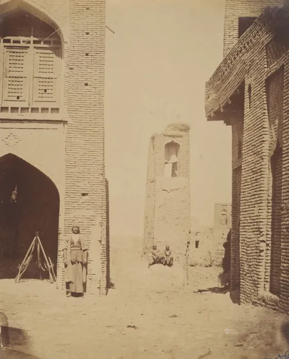 Framed Print : [Ruins, Dizfoul], 1840s-60s. Creator: Possibly by Luigi Pesce