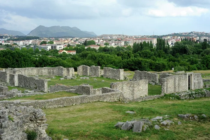 Framed Print : Ruins of the Episcopal Centre, ancient city of Salona, Solin, Croatia, 2018. Creator: Unknown Framed Print : Ruins of the Episcopal Centre, ancient city of Salona, Solin, Croatia, 2018. Creator: Unknown