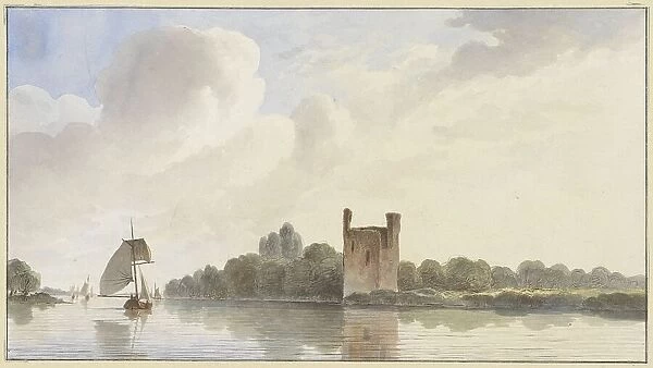 Ruins of Huis te Merwede near Dordrecht on the Maas, 1820-1872. Creator: Hendrik Abraham Klinkhamer