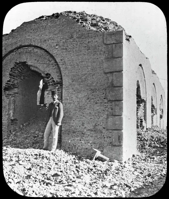 Framed Print : The ruins of the Mahdis tomb in Omdurman, Sudan, c1898. Artist: Newton & Co Framed Print : The ruins of the Mahdis tomb in Omdurman, Sudan, c1898. Artist: Newton & Co