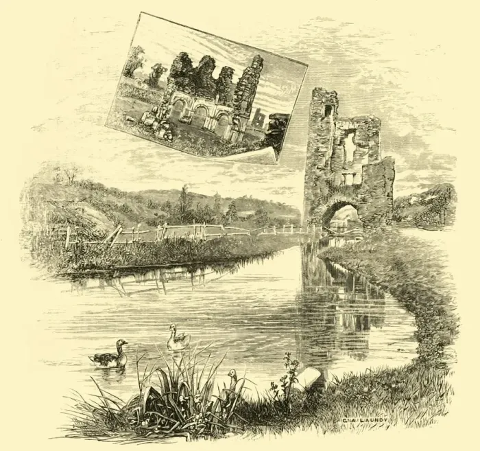 Framed Print : The Ruins of Mellifont Abbey, 1898. Creator: Unknown Framed Print : The Ruins of Mellifont Abbey, 1898. Creator: Unknown