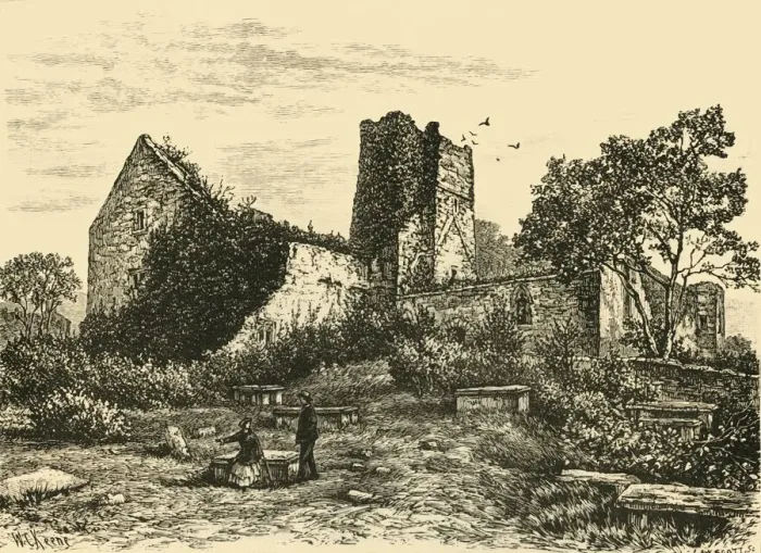Framed Print : Ruins near Rathmullen, 1898. Creator: Unknown Framed Print : Ruins near Rathmullen, 1898. Creator: Unknown
