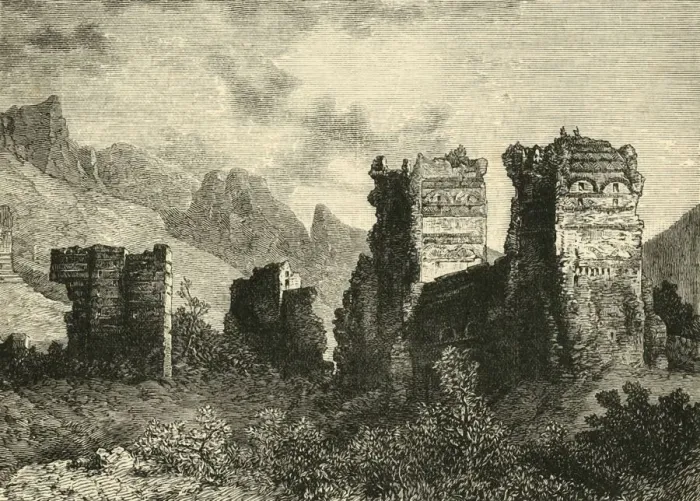 Framed Print : Ruins of the Old City Walls, Antioch, 1890. Creator: Unknown Framed Print : Ruins of the Old City Walls, Antioch, 1890. Creator: Unknown