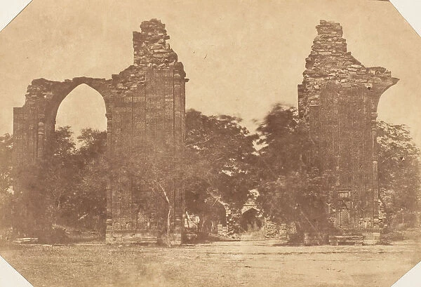 Ruins at Old Delhi, 1850s. Creator: Unknown