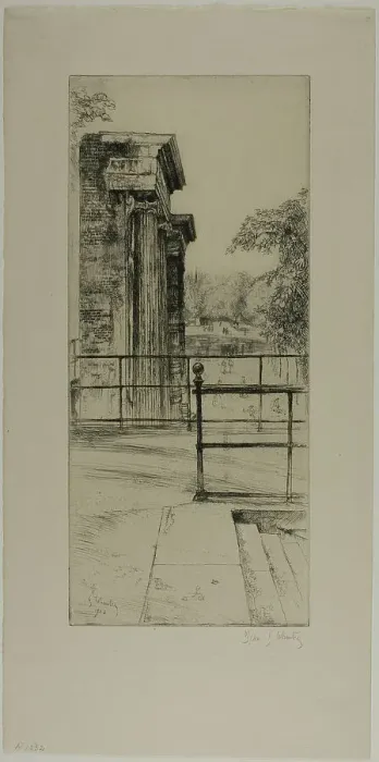 Framed Print : Ruins of the Old Tuileries, Paris, 1903. Creator: Gustave Leheutre Framed Print : Ruins of the Old Tuileries, Paris, 1903. Creator: Gustave Leheutre
