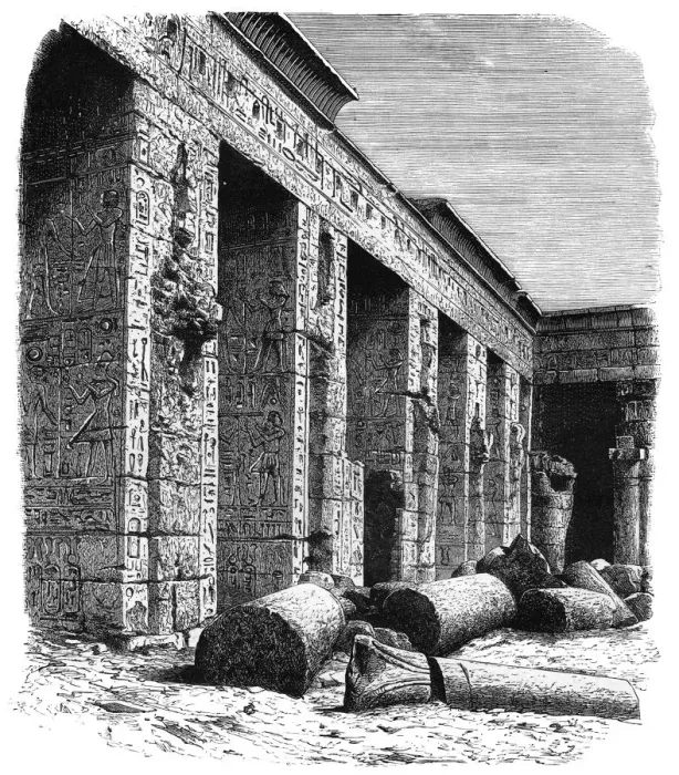 Framed Print : The ruins of the Palace of Rameses III, Medinet Habu, Upper Egypt, c1890 Framed Print : The ruins of the Palace of Rameses III, Medinet Habu, Upper Egypt, c1890