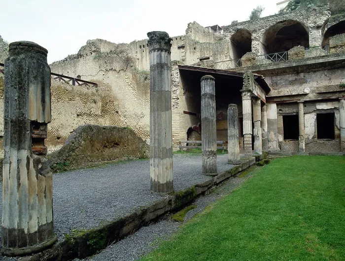 Framed Print : Ruins of palaestra (wrestling school), Herculaneum, Italy, 2002. Creator: LTL Framed Print : Ruins of palaestra (wrestling school), Herculaneum, Italy, 2002. Creator: LTL