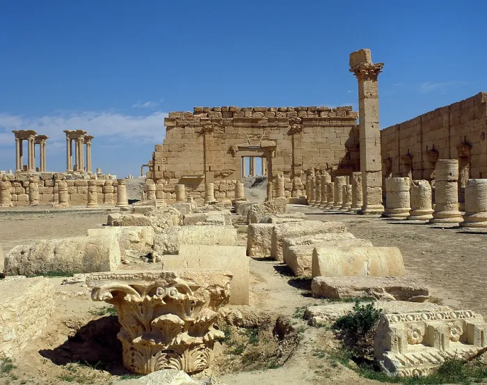 Framed Print : Ruins, Palmyra (Oasis Tadmor), Syria, 2001. Creator: LTL Framed Print : Ruins, Palmyra (Oasis Tadmor), Syria, 2001. Creator: LTL