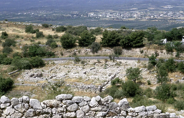Ruins of the prehistoric Greek city of Mycenae