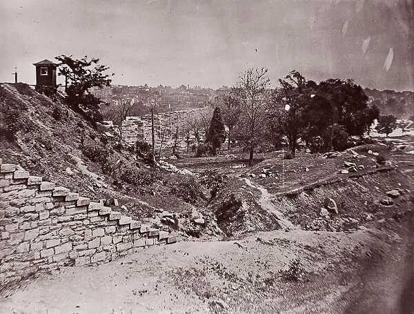 Ruins of R & P Railroad Bridge, Richmond, ca. 1865. Creator: Alexander Gardner